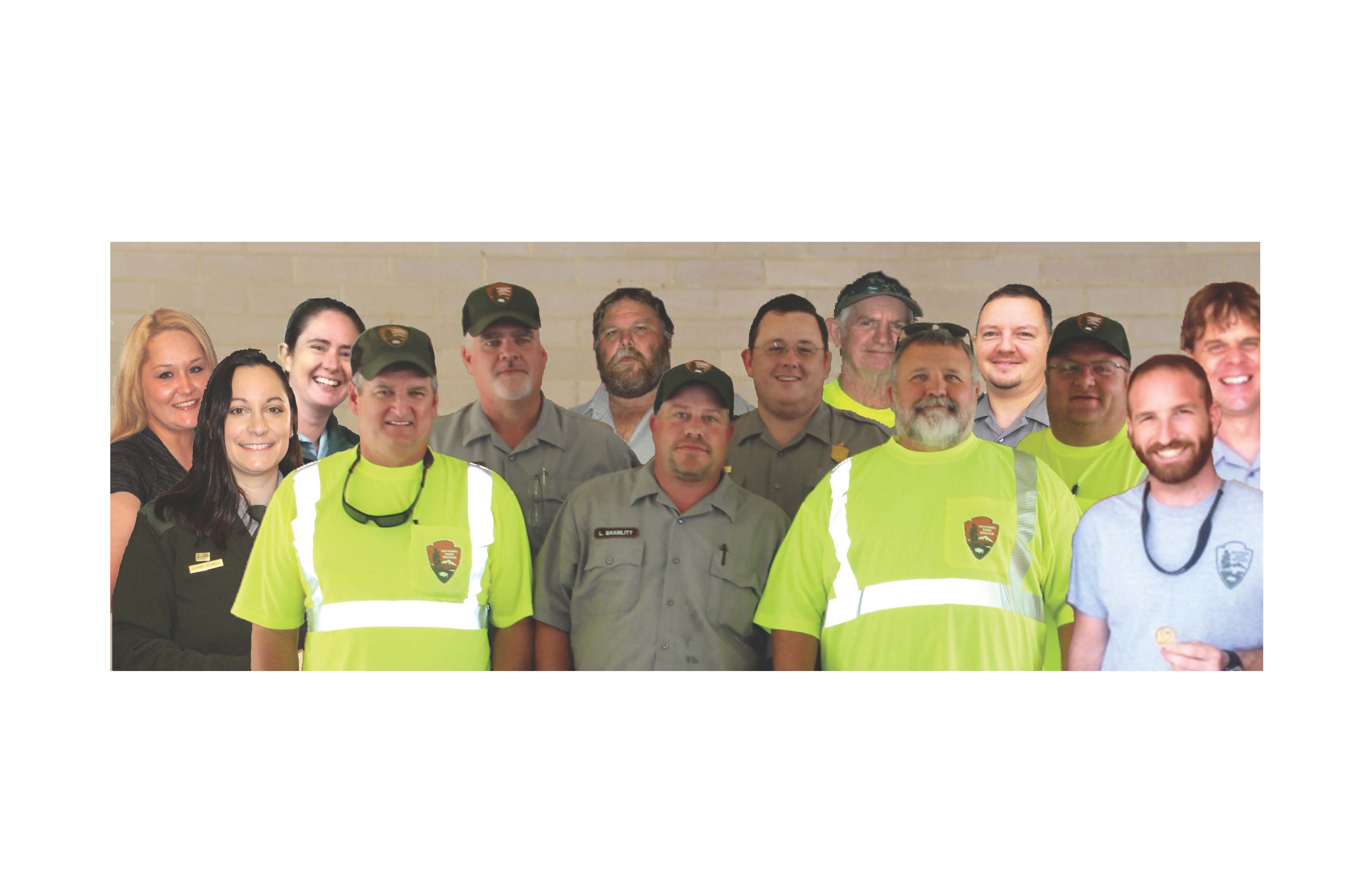 Award recipients left to right - Amanda Allred, Deanna Boensch, Rachel Davidson, Stan Snuggs, Steven James, Lane Bramlitt, Charles Coody, Andy Danneker, Mike Powell, Ray Miller, Daniel Kimes, Elmer Jenkins, Spencer Woods, and Tim Davis. Not pictured: Chris Ellington, Roger Martin, Wyatt Landrum, and Greg Jackson. 