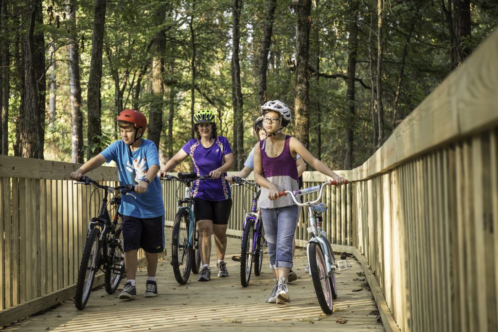 Cycling the Ridgeland portion of The Natchez Trace